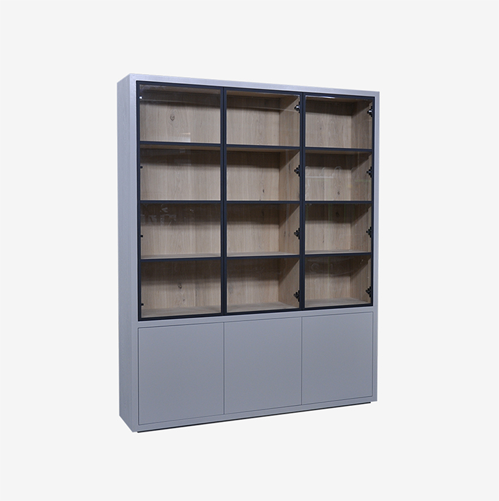 Puur Vitrinekast 3-deurs thumbnail image