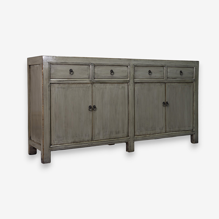 4-deurs dressoir hoogglans olive grey thumbnail image