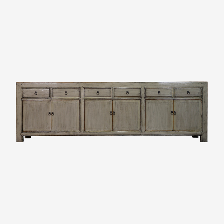 6-deurs dressoir hoogglans olive grey thumbnail image