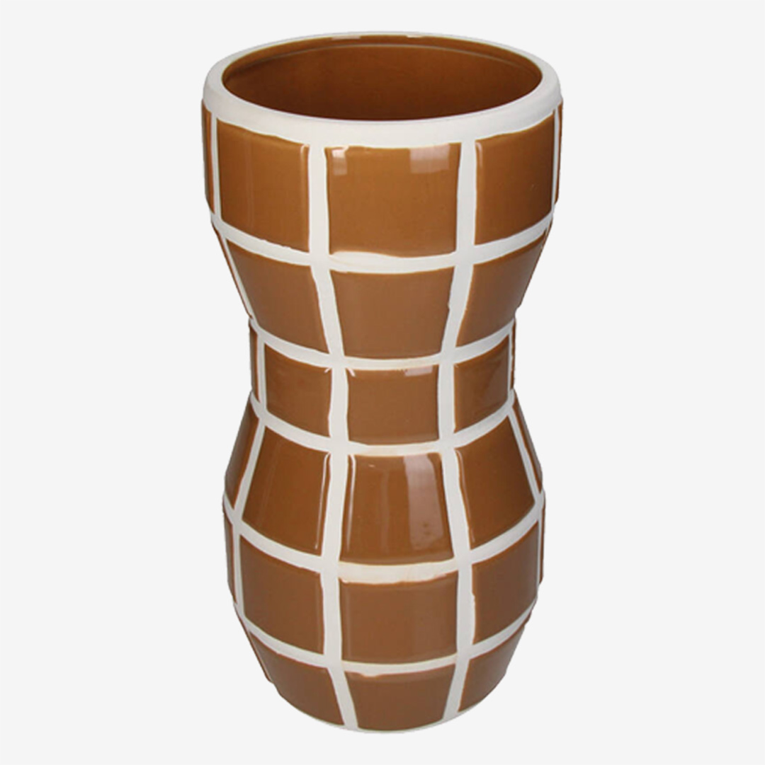 Vase stoneware ruit oker thumbnail hover image