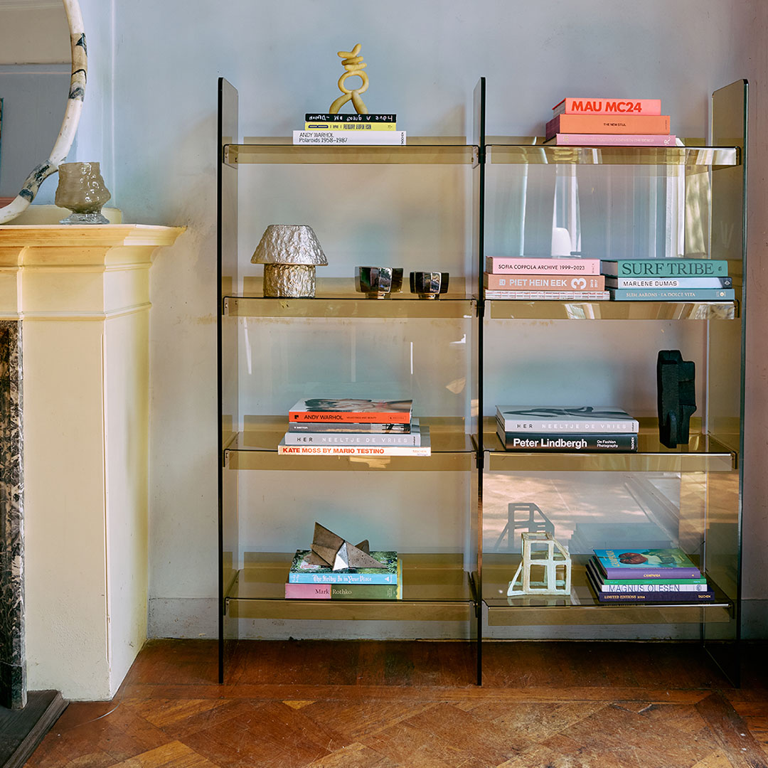 Acrylic cabinet olive green thumbnail hover image