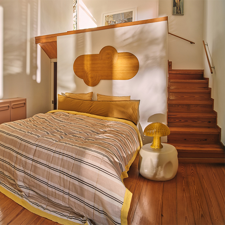 Currents ceramic side table sand thumbnail image