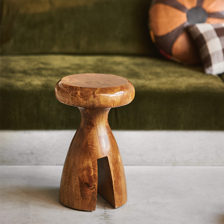 HKliving Houten krukje thumbnail image