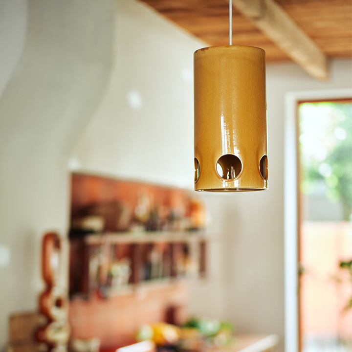 Ceramic Hanglamp Mustard thumbnail hover image