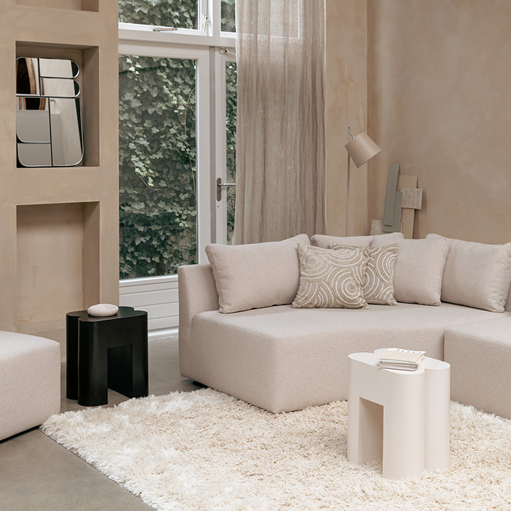 Vloerlamp Buckle head Beige thumbnail hover image