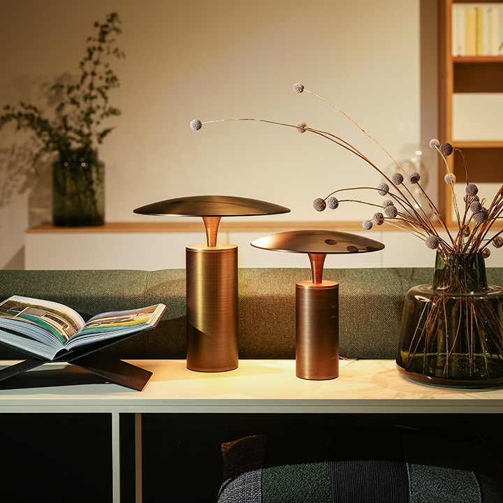 Jess tafellamp Bronze thumbnail hover image