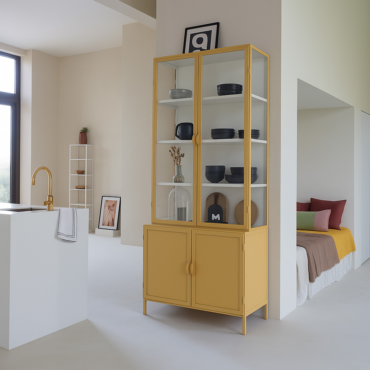 Vitrinekast Detroit 4-deurs thumbnail hover image