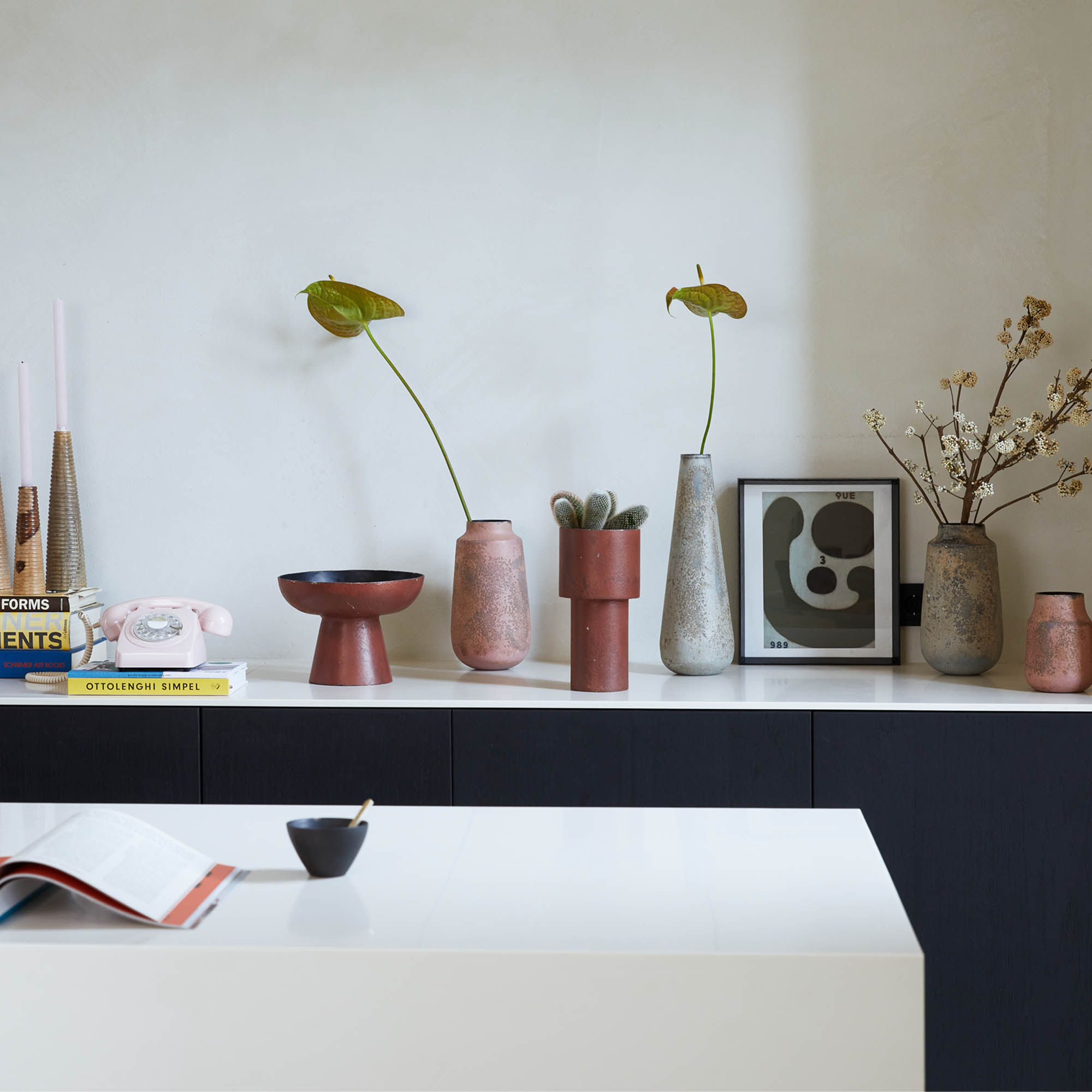 Iron decorative vase thumbnail hover image