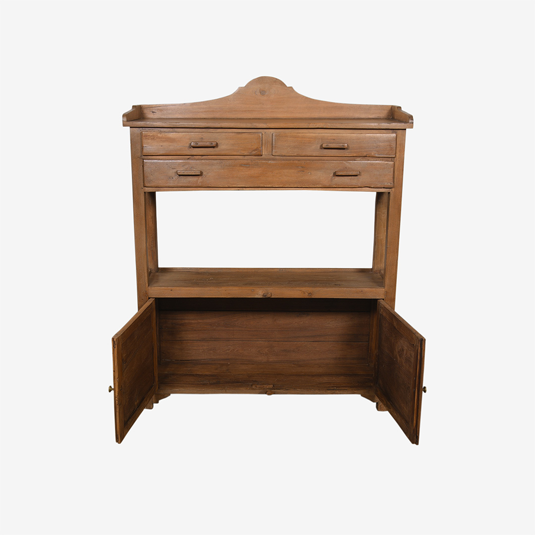 Oud wandkastje teak thumbnail hover image