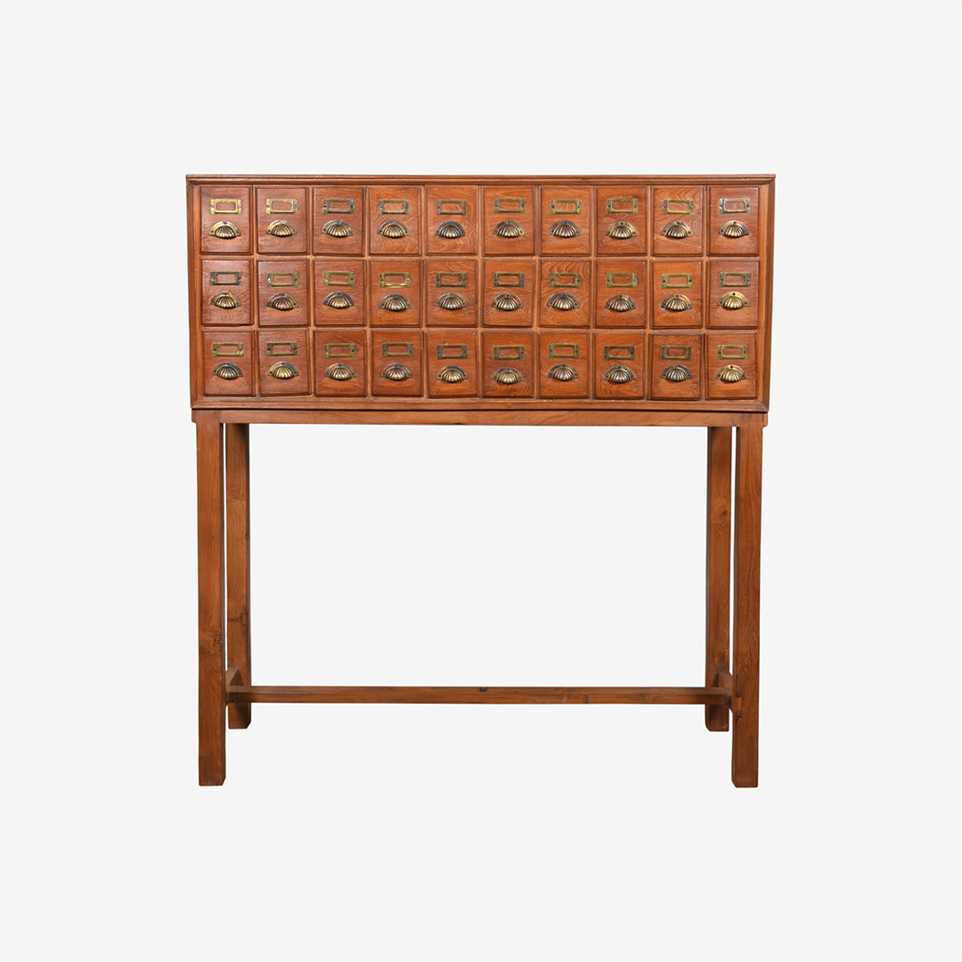 Oude ladekast teak thumbnail hover image