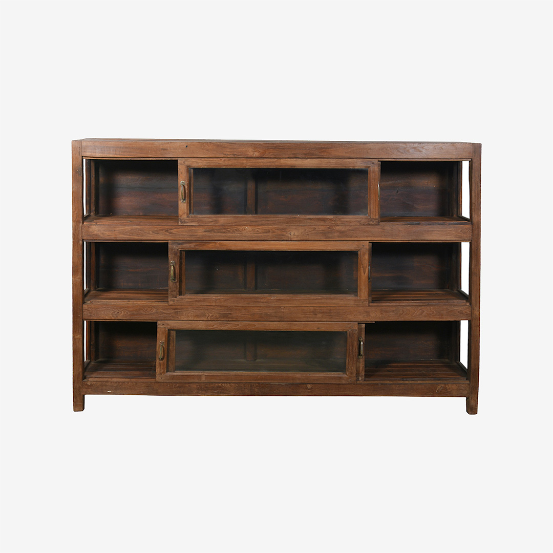 Oude wandkast teak thumbnail image