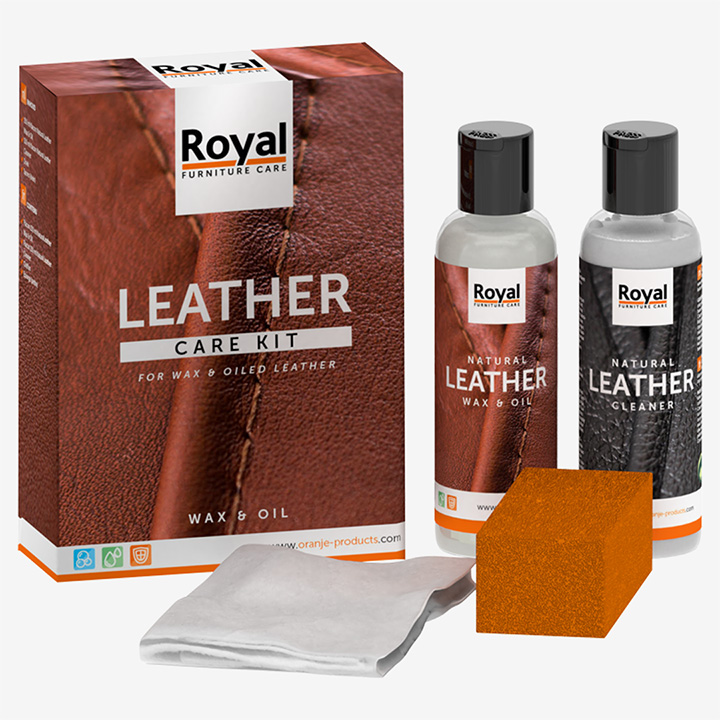 Leather Care Kit Wax and Oil thumbnail hover image