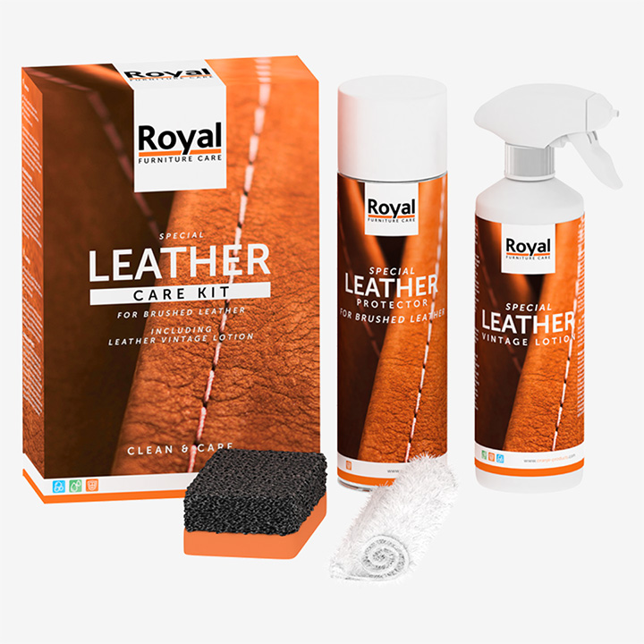 Leather Care Kit Brushed and Vintage Leather thumbnail hover image