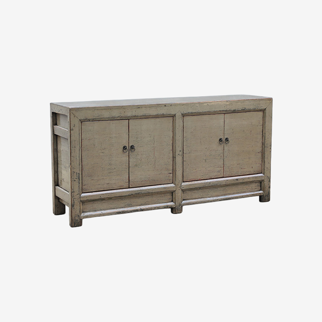 4-deurs dressoir hoogglans grijs-groen thumbnail hover image