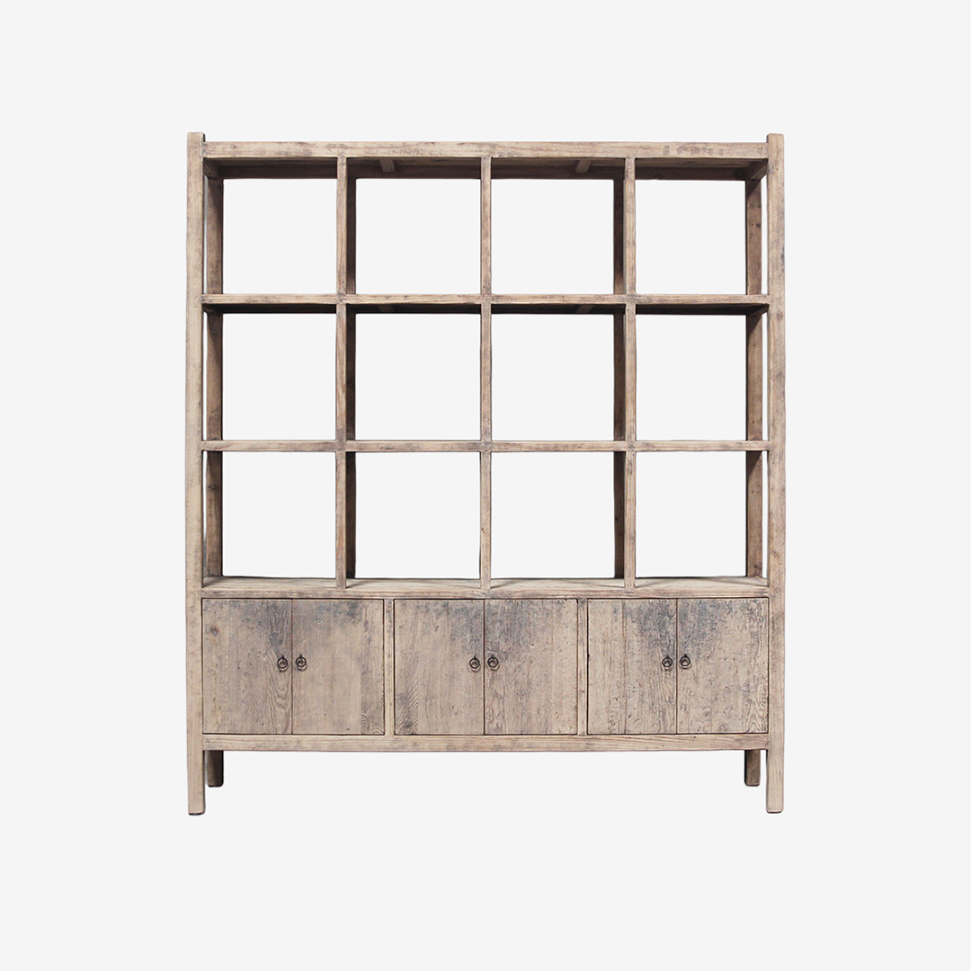 Vakkenkast gemaakt van oud Elmwood thumbnail image